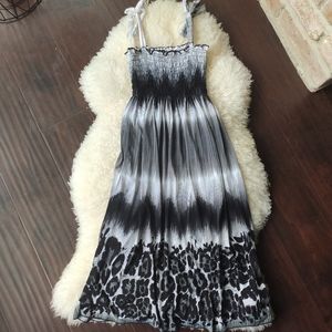 FC Girls Printed Maxi Dress w/ties